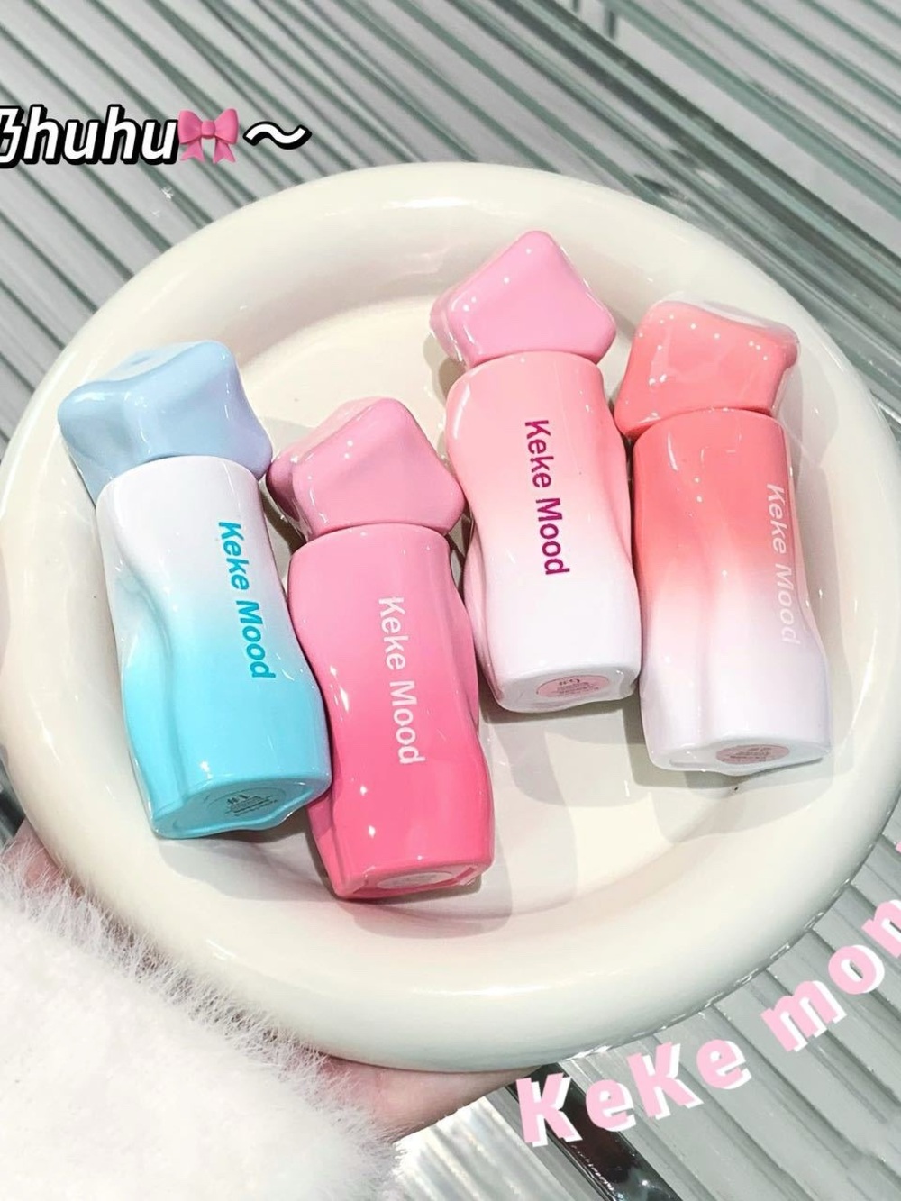 Women’s Glossy Lipstick - Pink & Blue Shades